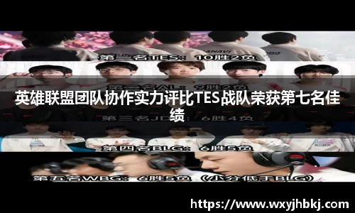 英雄联盟团队协作实力评比TES战队荣获第七名佳绩
